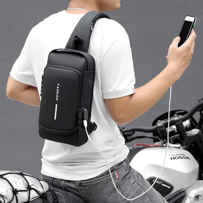 Anti-theft & USB Charging Crossbody Travel Bag