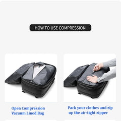 17 inch Vacuum Compression Laptop Backpack