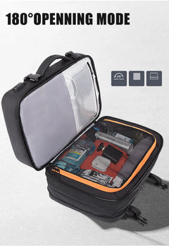 BANGE Expandable And Waterproof 17.3inch Anti-Theft Laptop Backpack