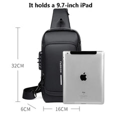 Anti-theft & USB Charging Crossbody Travel Bag