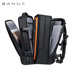 BANGE Expandable And Waterproof 17.3inch Anti-Theft Laptop Backpack