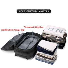 17 inch Vacuum Compression Laptop Backpack